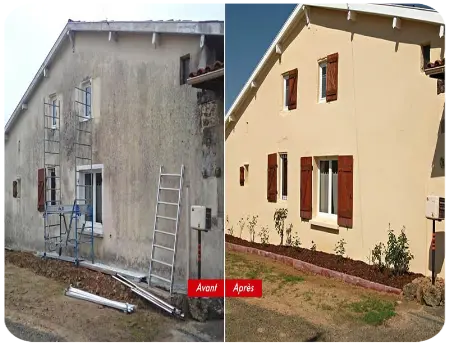 Ravalement de façade à Nogent-le-Roi 28210 Eure-et-Loir